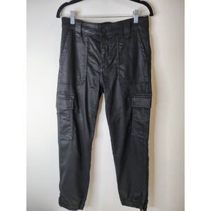 All Saints Size 6 nova coated trouser Cargo Pants